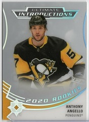 2020-21 UD Ultimate Introductions Anthony Angello RC #UI-41 Penguins
